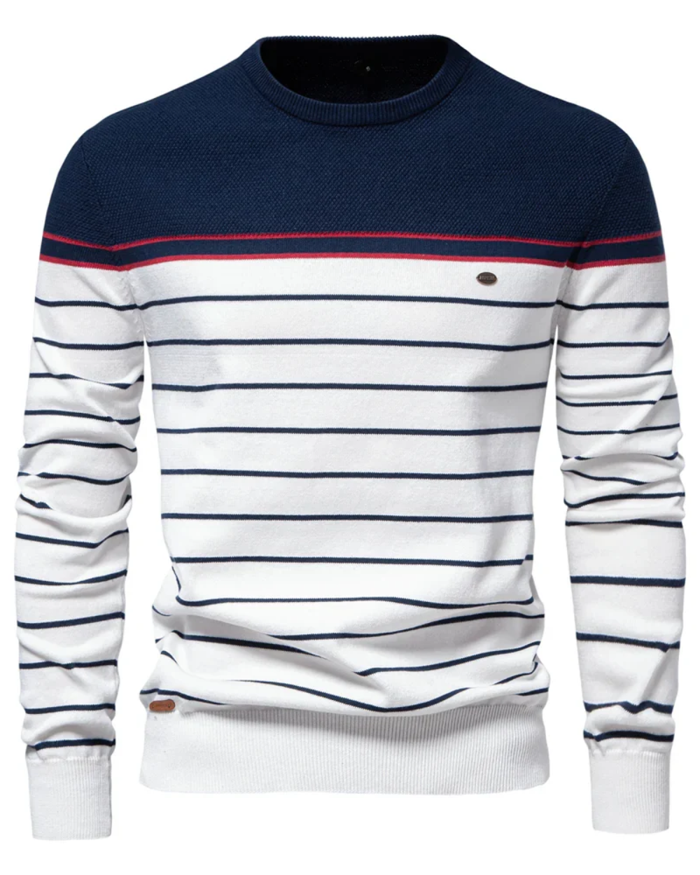 ZANE | MEN'S SWEATER WITH STRIPE DESIGN