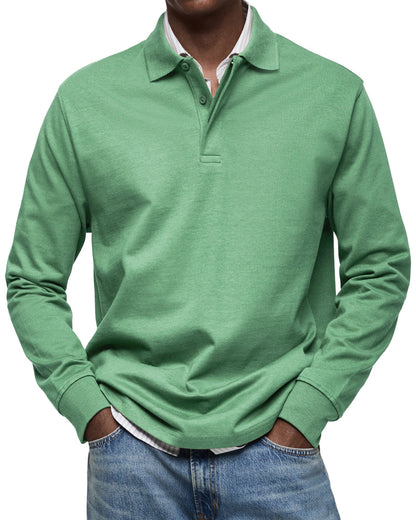 BLAKE | LUXE POLO WITH LONG SLEEVES