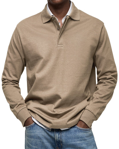 BLAKE | LUXE POLO WITH LONG SLEEVES