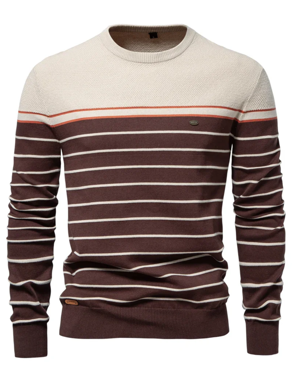 ZANE | MEN'S SWEATER WITH STRIPE DESIGN
