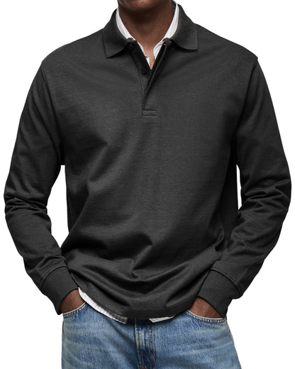 BLAKE | LUXE POLO WITH LONG SLEEVES