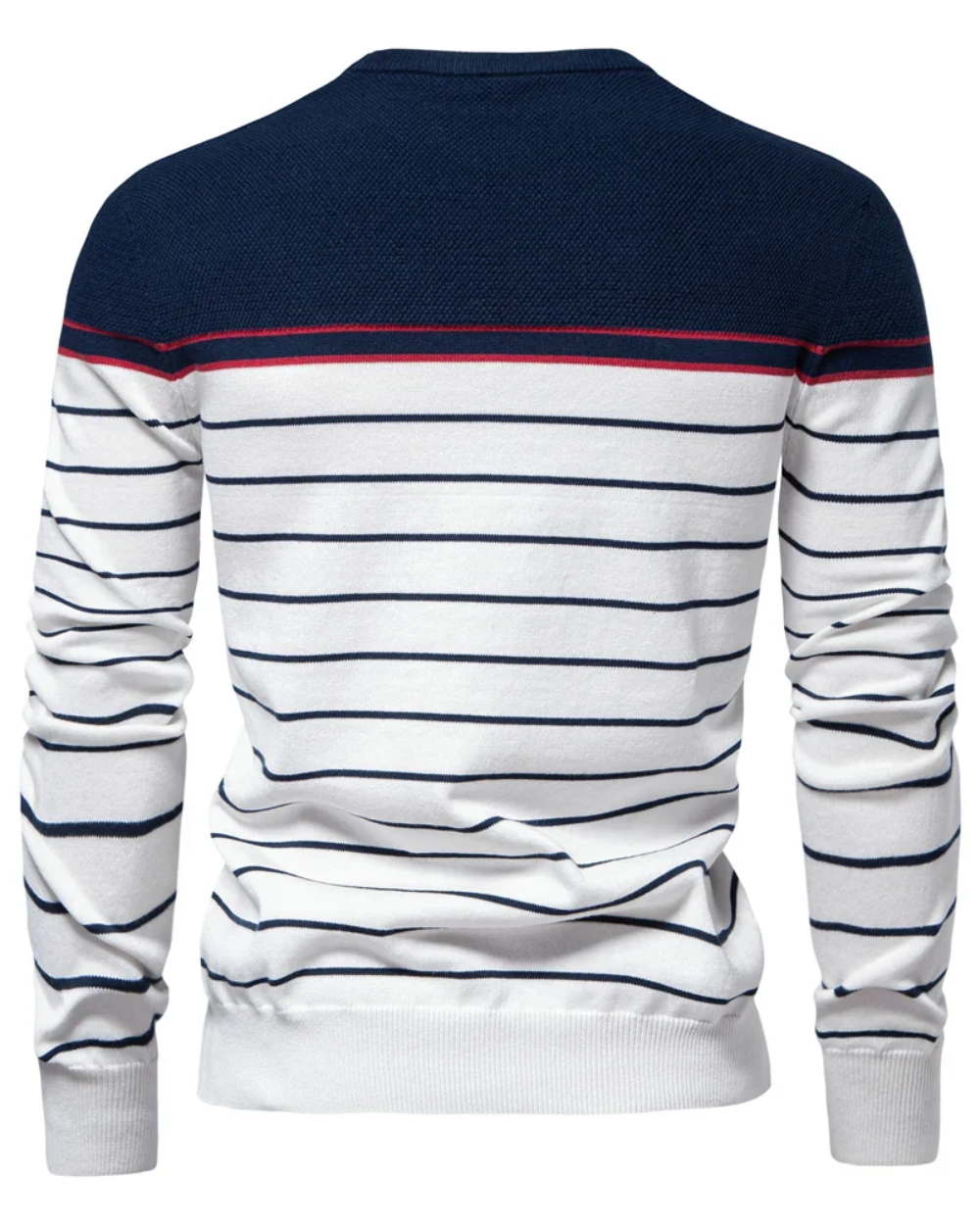 ZANE | MEN'S SWEATER WITH STRIPE DESIGN