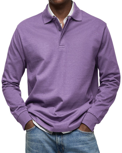 BLAKE | LUXE POLO WITH LONG SLEEVES