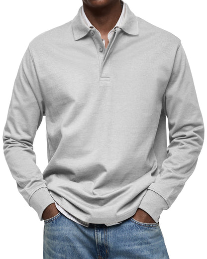 BLAKE | LUXE POLO WITH LONG SLEEVES