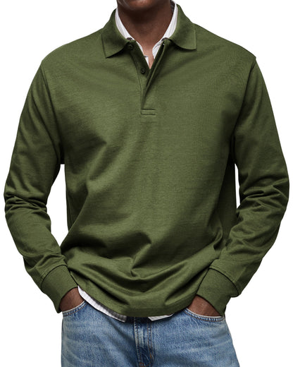 BLAKE | LUXE POLO WITH LONG SLEEVES
