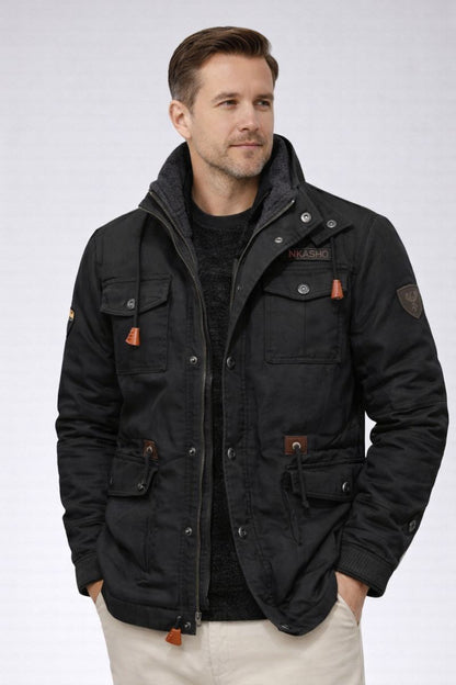 OLIVER | SOFT WINTER JACKET WITH REMOVABLE HOOD