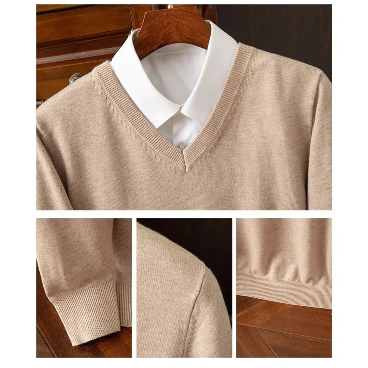 CLARK | V-NECK SWEATER
