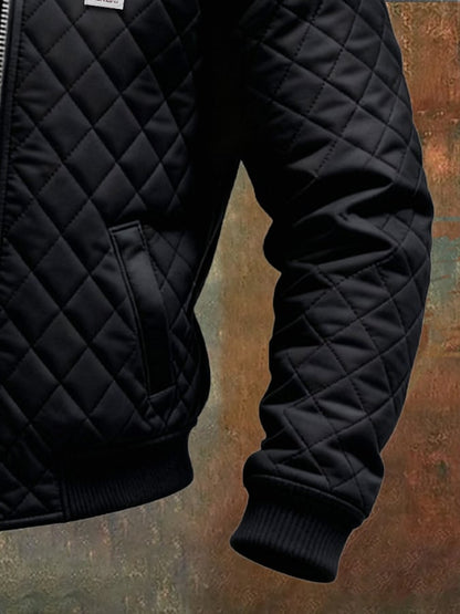 BENJAMIN | BLACK QUILTED JACKET