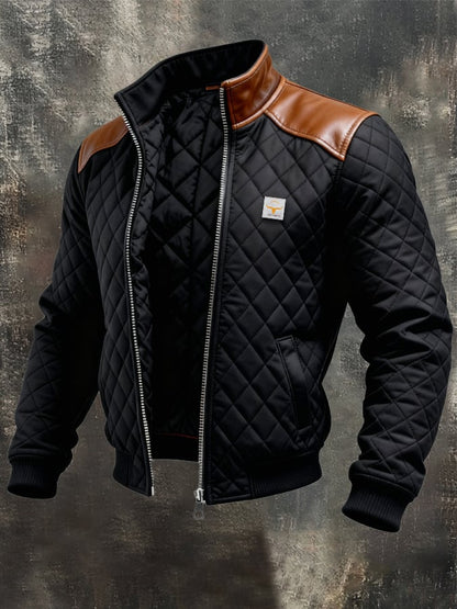 BENJAMIN | BLACK QUILTED JACKET